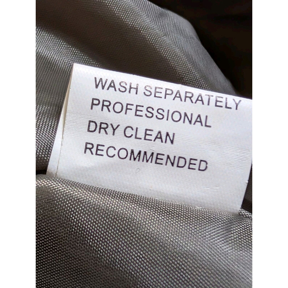 Mazel Olive Green Quilted Lined Button Up Jacket One Size - Picture 9 of 10